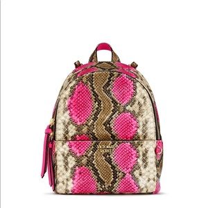 New Victoria Secret Mini Backpack Pink Python🎒